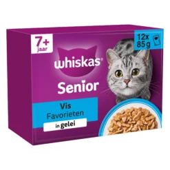 Whiskas 7+ Cibo umido - Selezione di pesce in gelatina