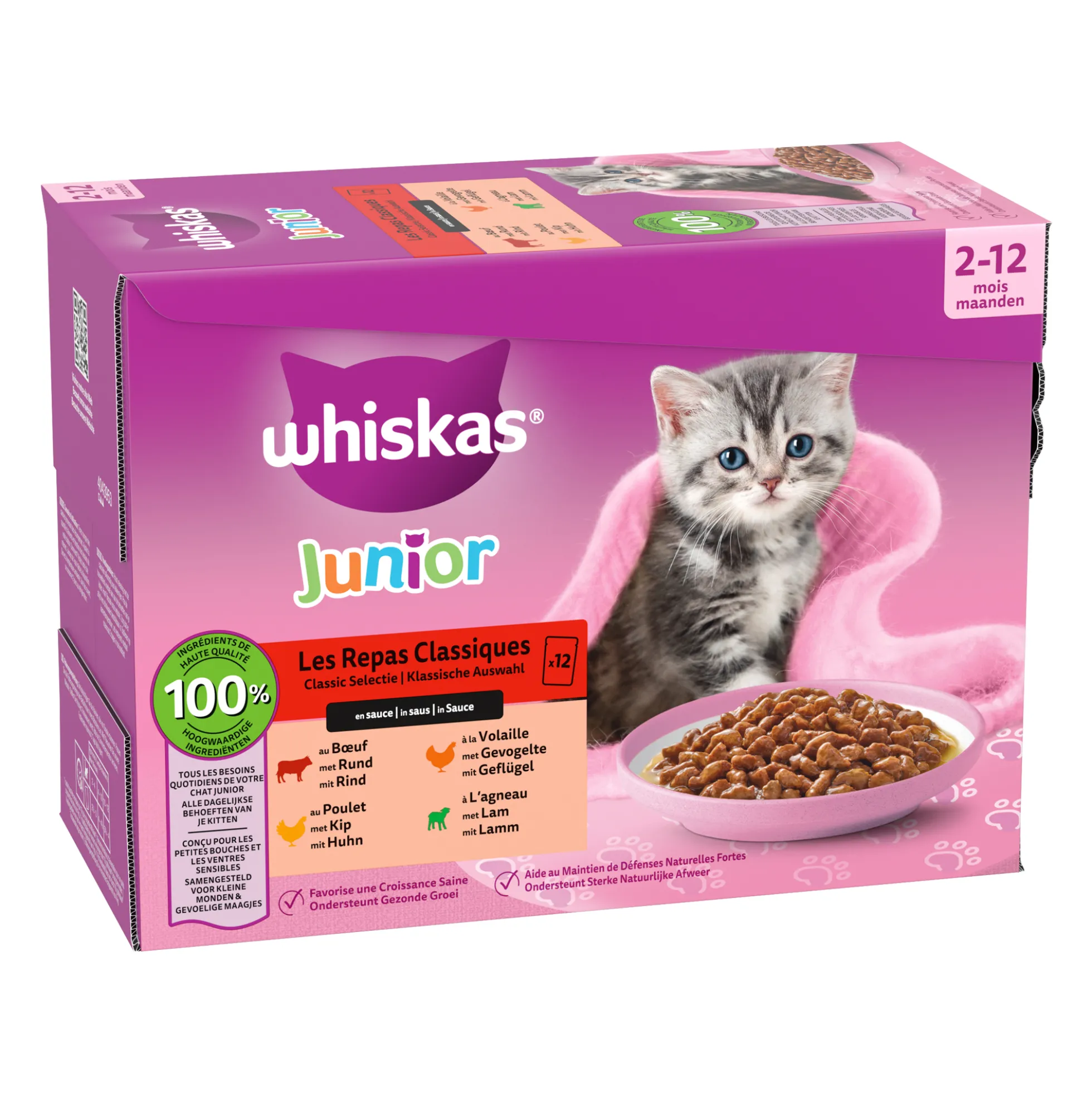 Whiskas Junior Cibo Umido - Classic