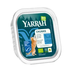 Yarrah - Chunks Gatto Vaschetta con Pollo & Pesce Bio