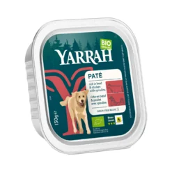 Yarrah - Cibo Umido Biologico Vaschetta Paté con Manzo e Pollo