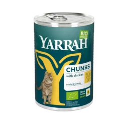 Yarrah - Cibo Umido Gatto Lattina Chunks con Pollo Bio