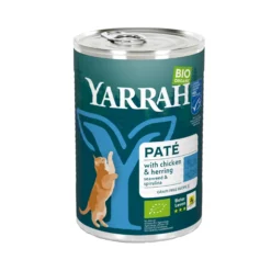 Yarrah - Cibo Umido Gatto Paté in Scatola con Pollo e pesce Bio