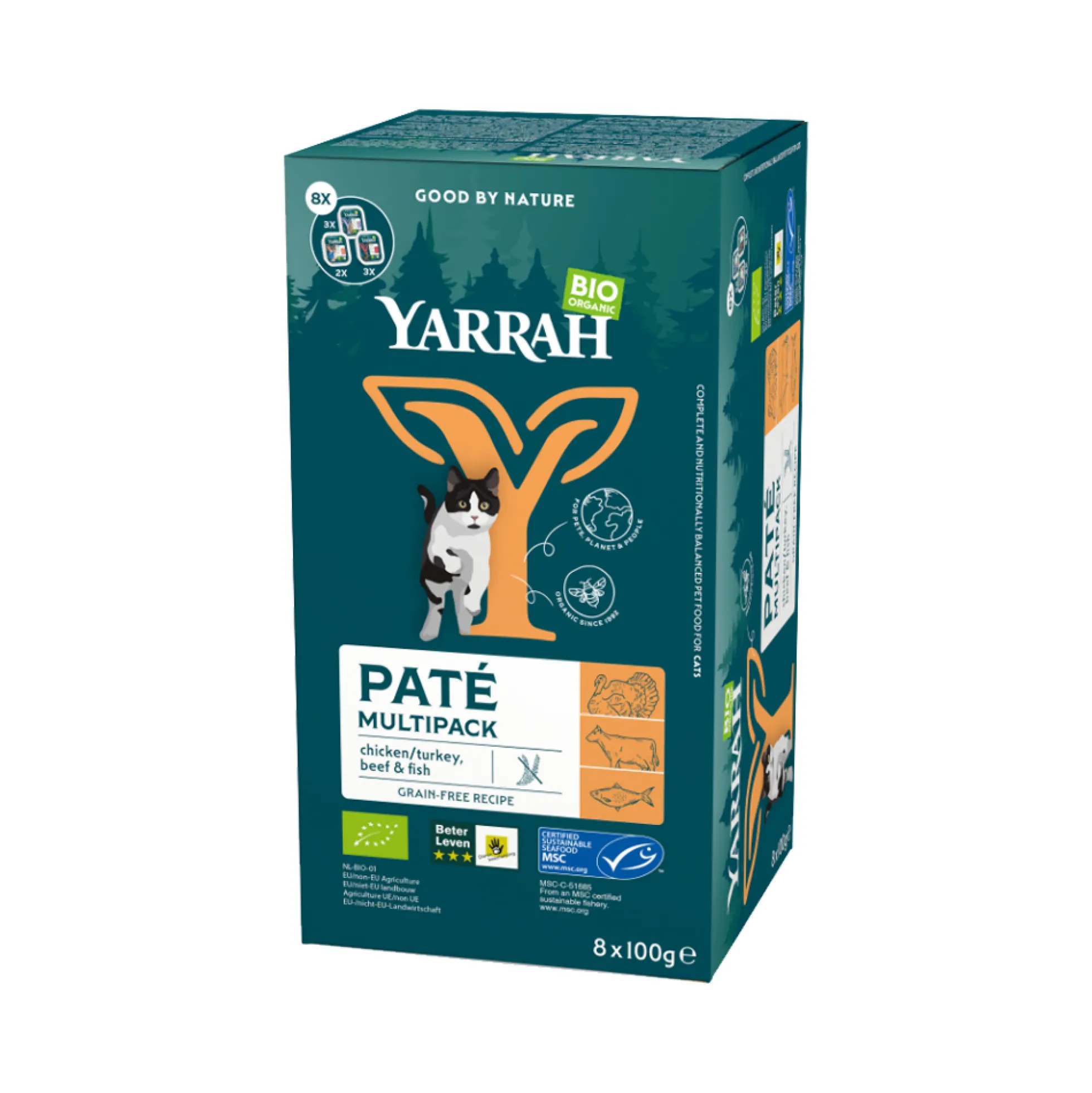Yarrah - Multi Pack Gatto Bio